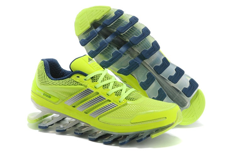 Adidas originals springblade drive men's shoes -Fluorescent green/Blue